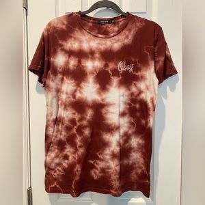 Obey Maroon Tie-Dye T-Shirt - Women’s S